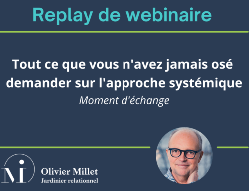Replay du webinaire « tout ce que vous n’avez jamais osé demander sur l’approche systémique » de juillet 2022