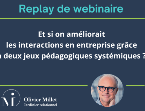 Replay du webinaire « “Et si on améliorait les interactions en entreprise grâce à deux jeux pédagogiques systémiques ?” de novembre 2022