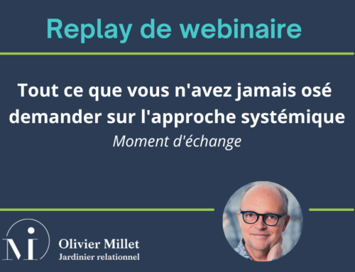 Replay du webinaire : « Tout ce que vous n’avez jamais osé demander sur l’approche systémique » du 14 février 2023