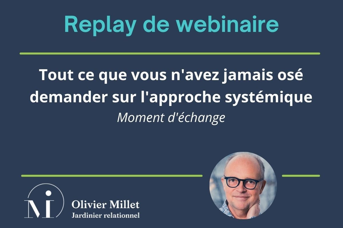 Webinaire Olivier Millet Approche Systémique