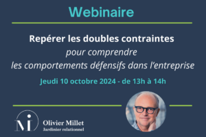 Webinaire double contrainte Olivier Millet Approche Systémique de Palo Alto
